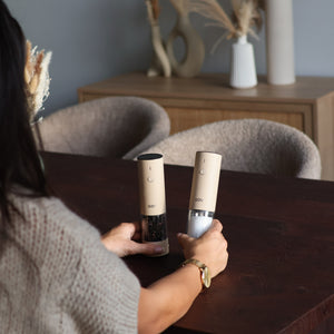 RVS Regular XL | Salz und Pfeffermühlen Elektrisch 2er Set 