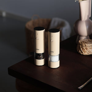  RVS Regular |  Salz und Pfeffermühlen Elektrisch 2er Set 